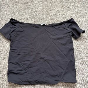 Black Off-Shoulder Top